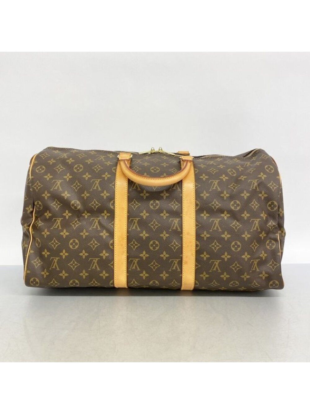 Louis Vuitton Boston Bag Monogram Keepall 50 Brown - Picture 10 of 10